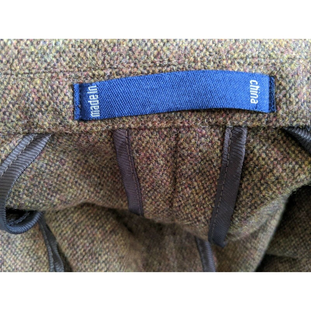 46r Brown Fleck Unconstructed Patch Tweed Unlined… - image 5